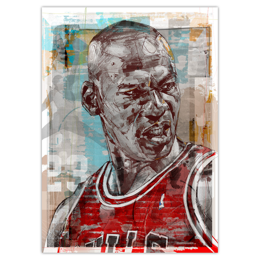 Michael Jordan 01 estampado 50x70 cm