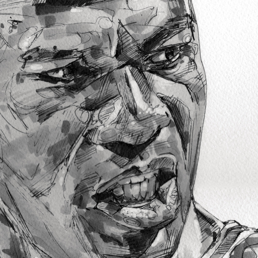 Michael Jordan painting 29,7x42 cm