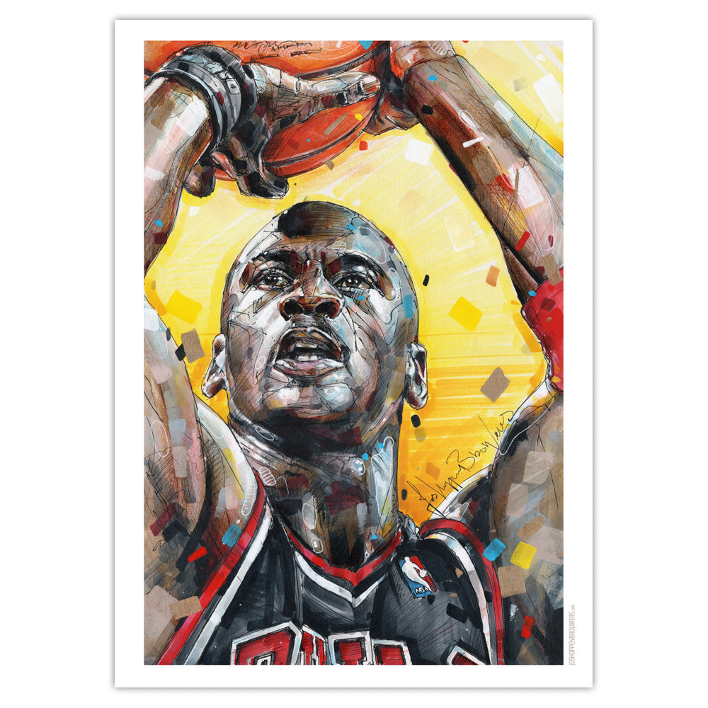 Michael Jordan 03 print 50x70 cm