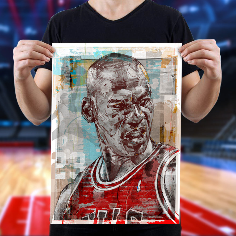 Michael Jordan 01 print 50x70 cm