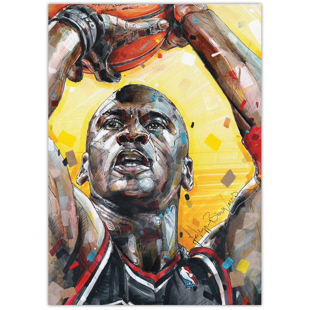 Michael Jordan 03 estampado 29,7x42 cm (A3)