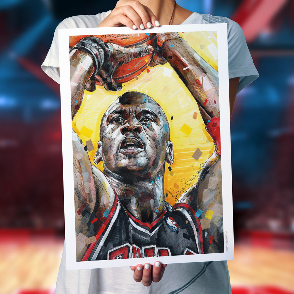 Michael Jordan 03 estampado 50x70 cm