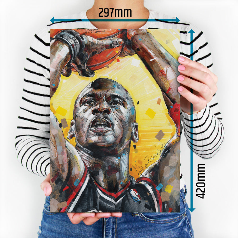 Michael Jordan 03 imprimé 29,7 x 42 cm (A3)