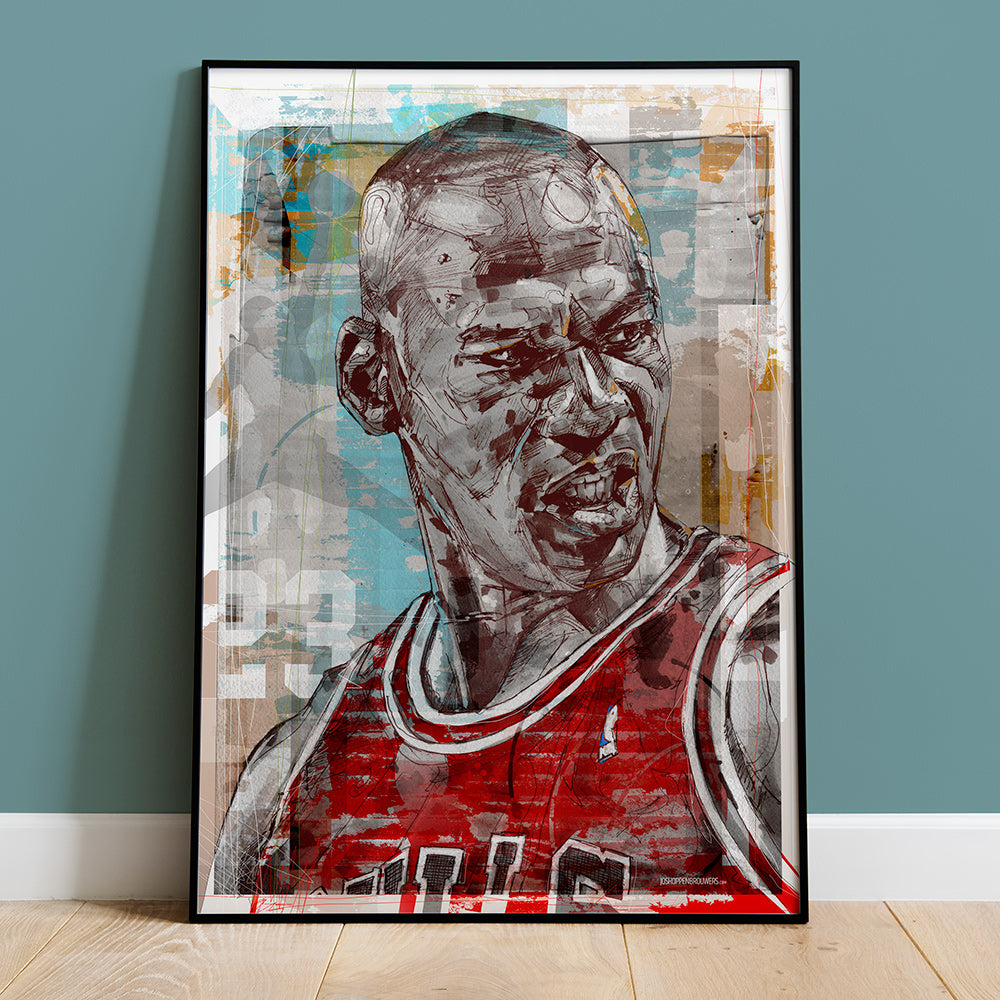 Michael Jordan 01 print 50x70 cm