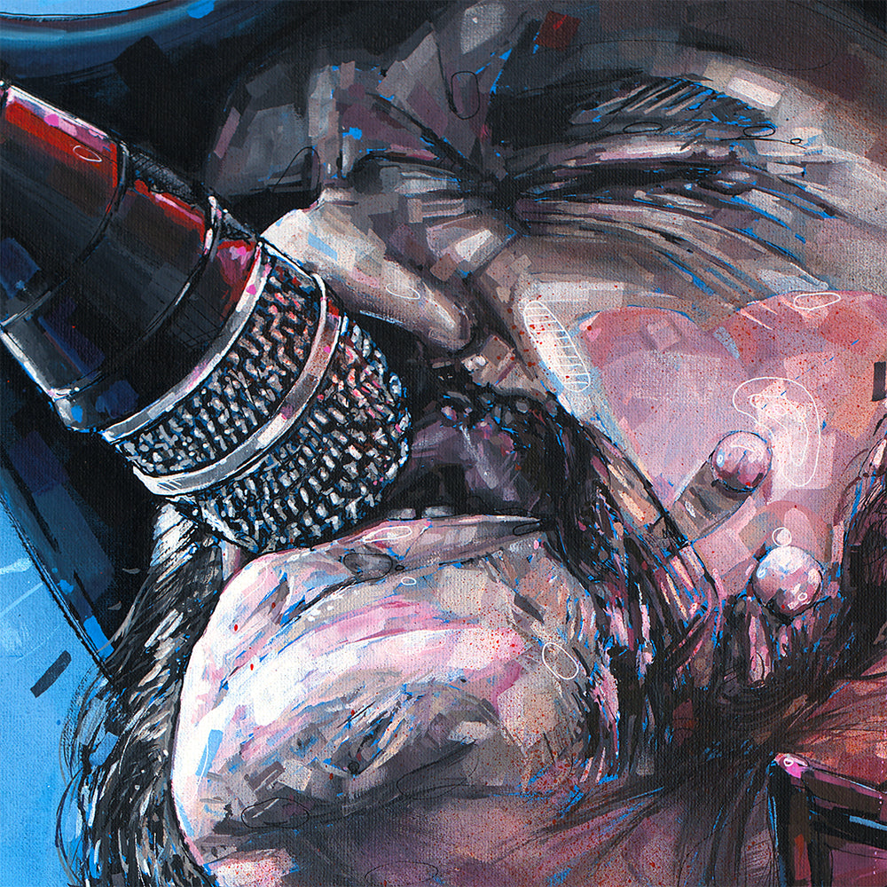 Lemmy Kilmister 03, Motörhead canvas 40x60 cm