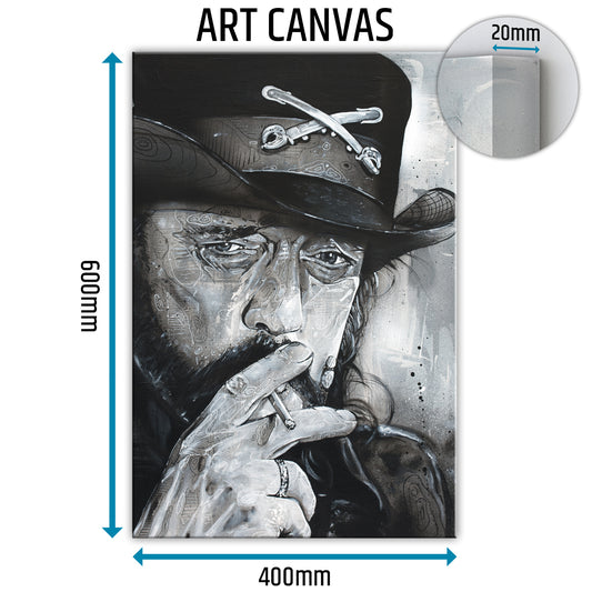 Lemmy Kilmister 01, Motörhead canvas 40x60 cm