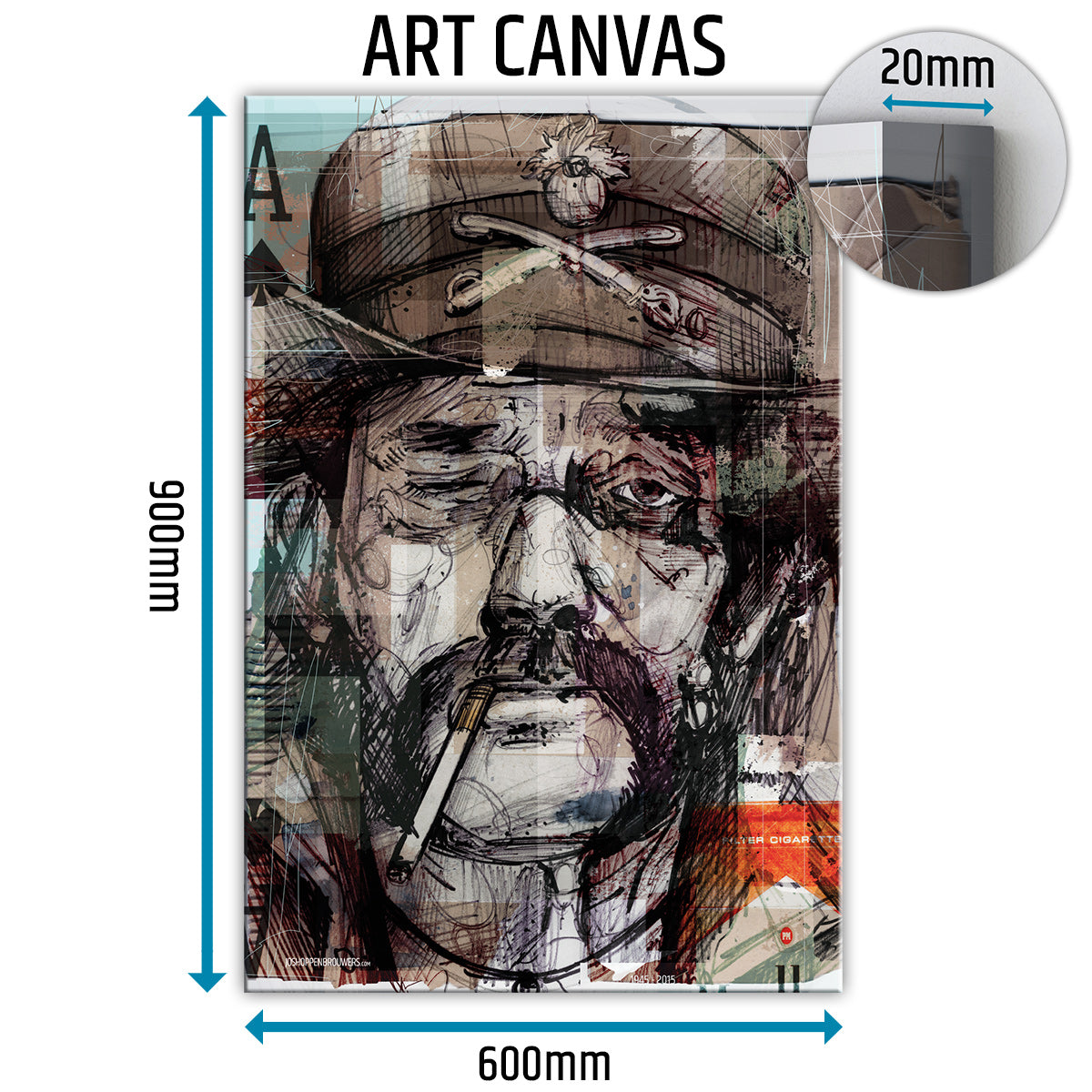 Lemmy Kilmister 02, Motörhead toile