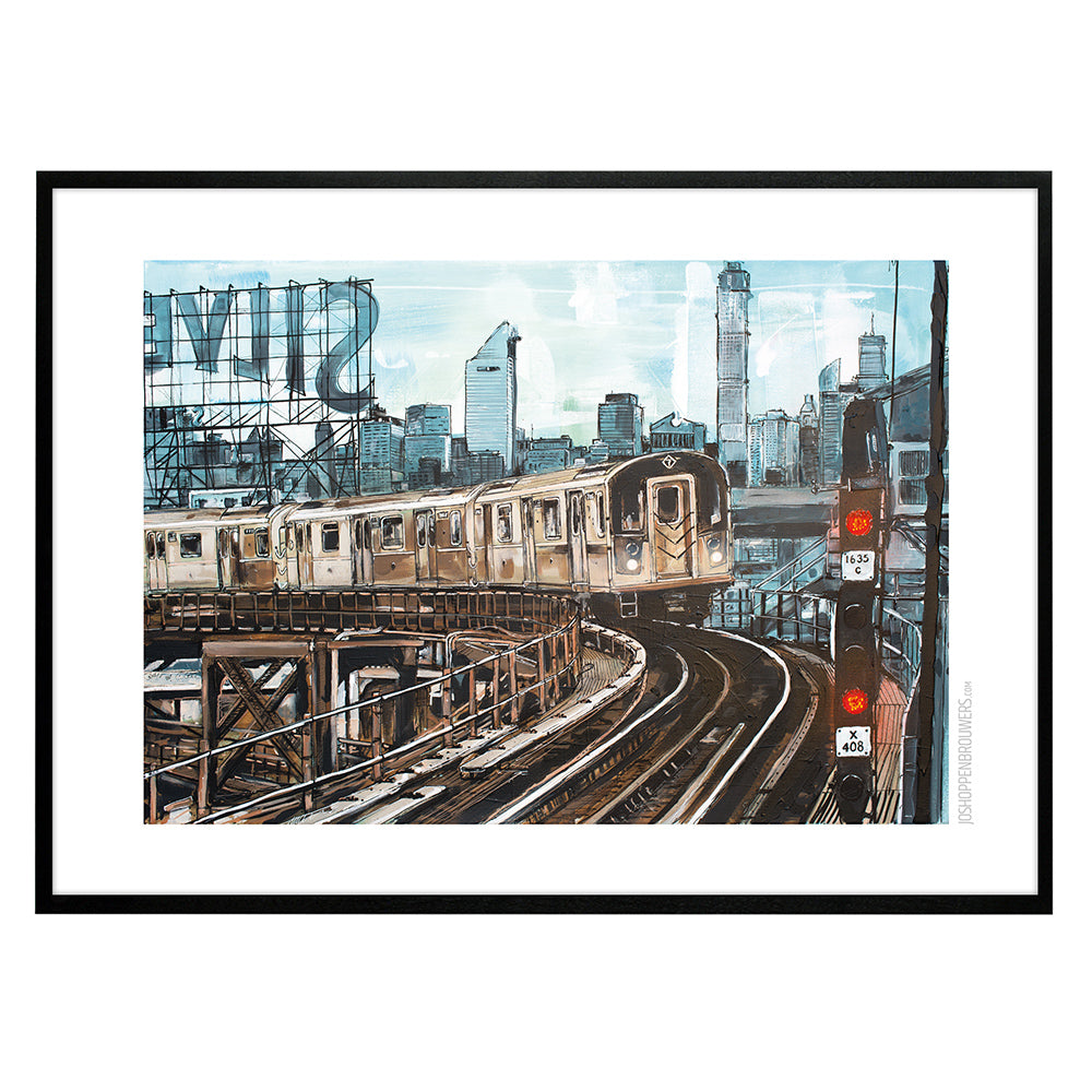 New York subway art print