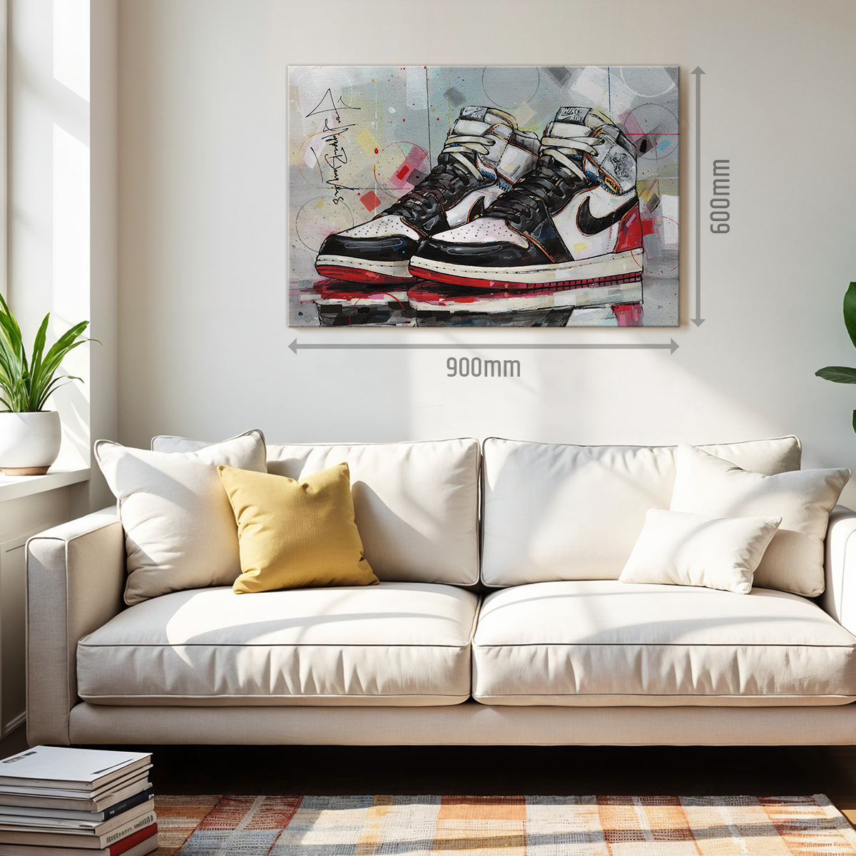 Nike Air Jordan 1 Union LA black toe canvas