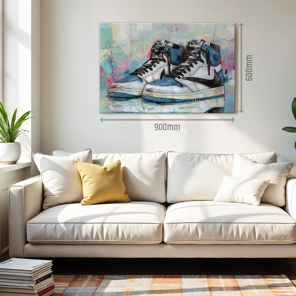 Nike Air Jordan 1 Travis Scott fragment high canvas