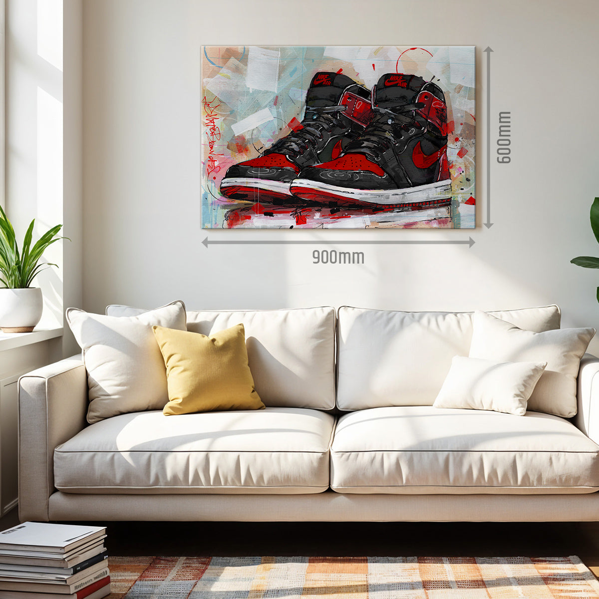 Nike Air Jordan 1 retro high banned bred canvas