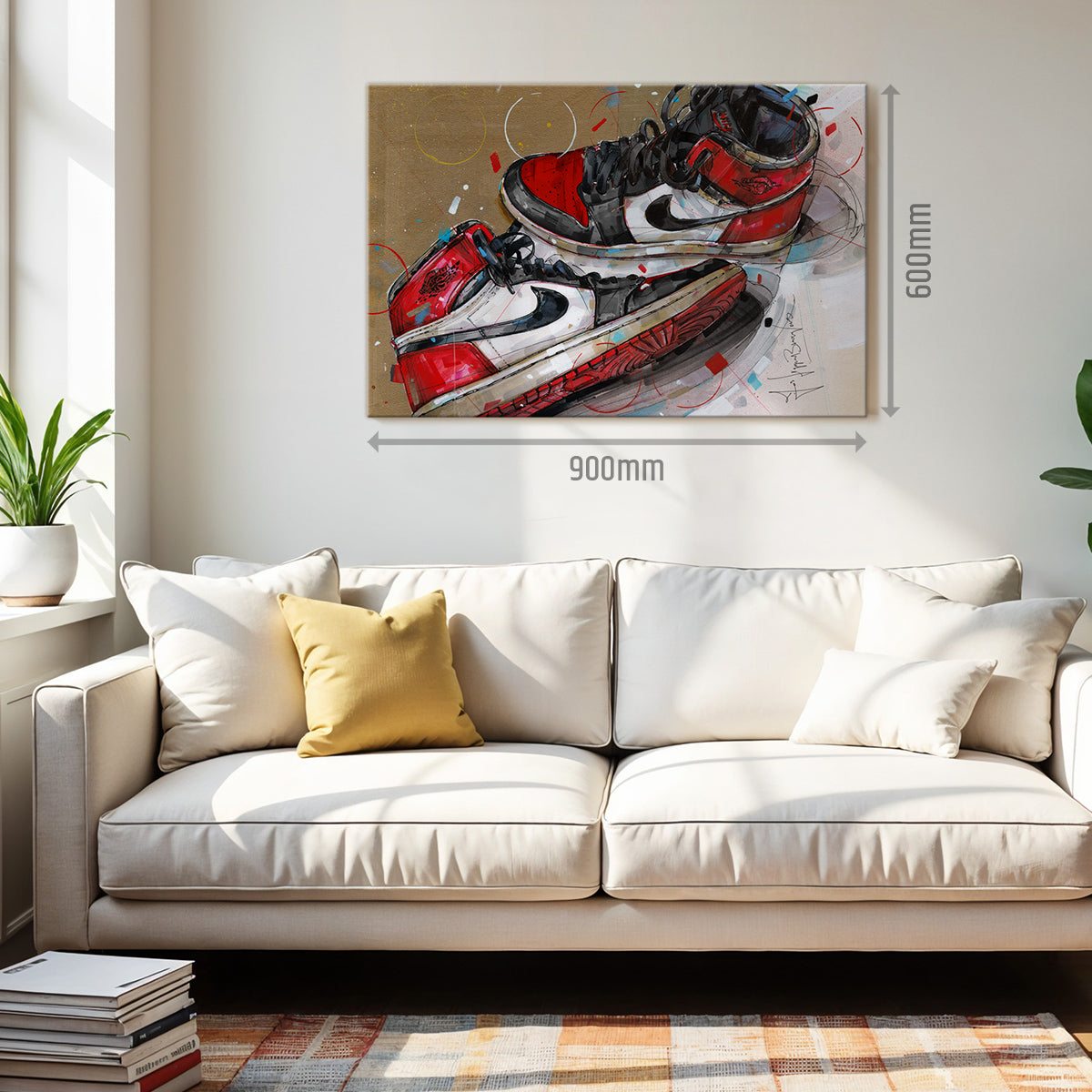 Nike Air Jordan 1 1984 bred toe canvas