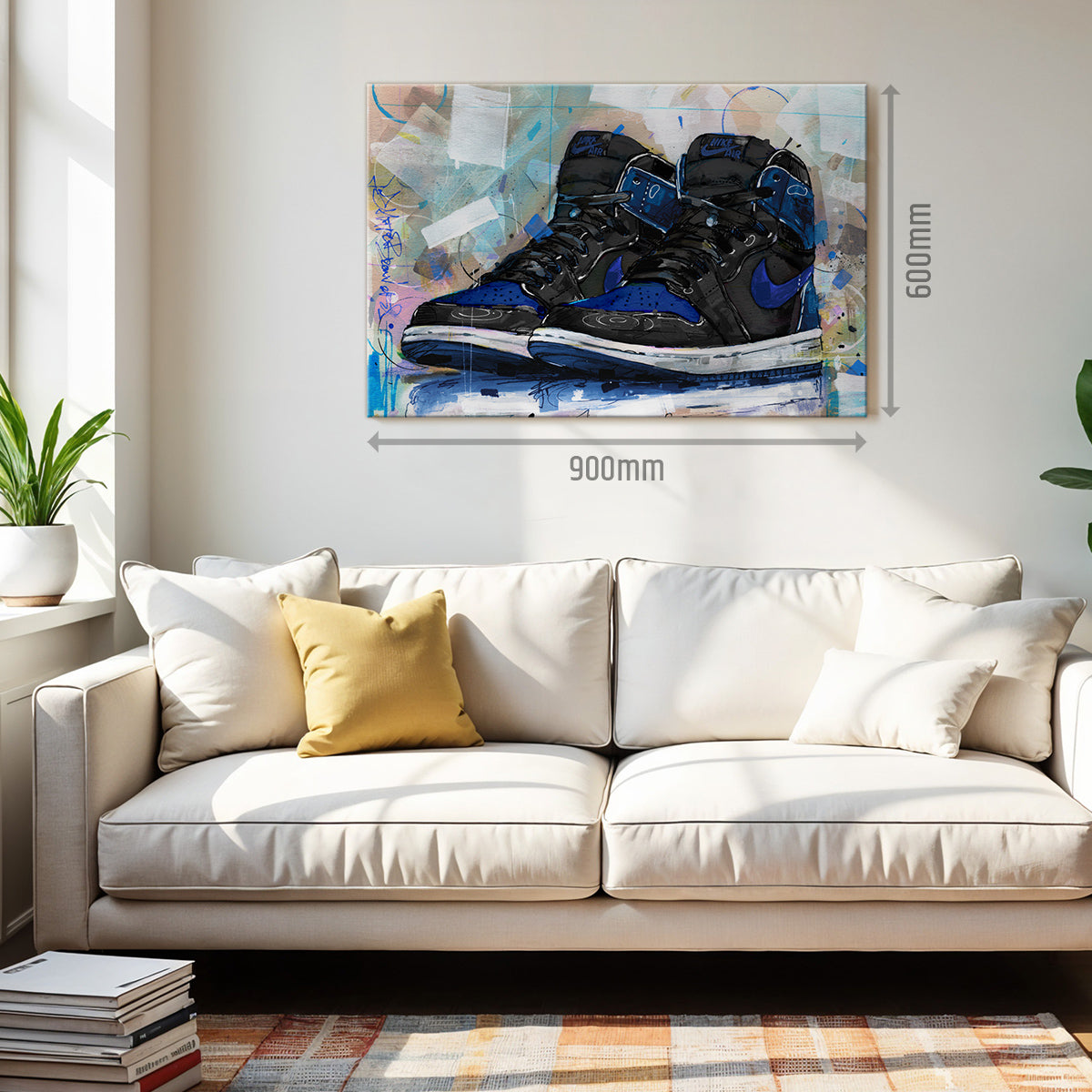 Nike Air Jordan 1 retro high royal blue canvas