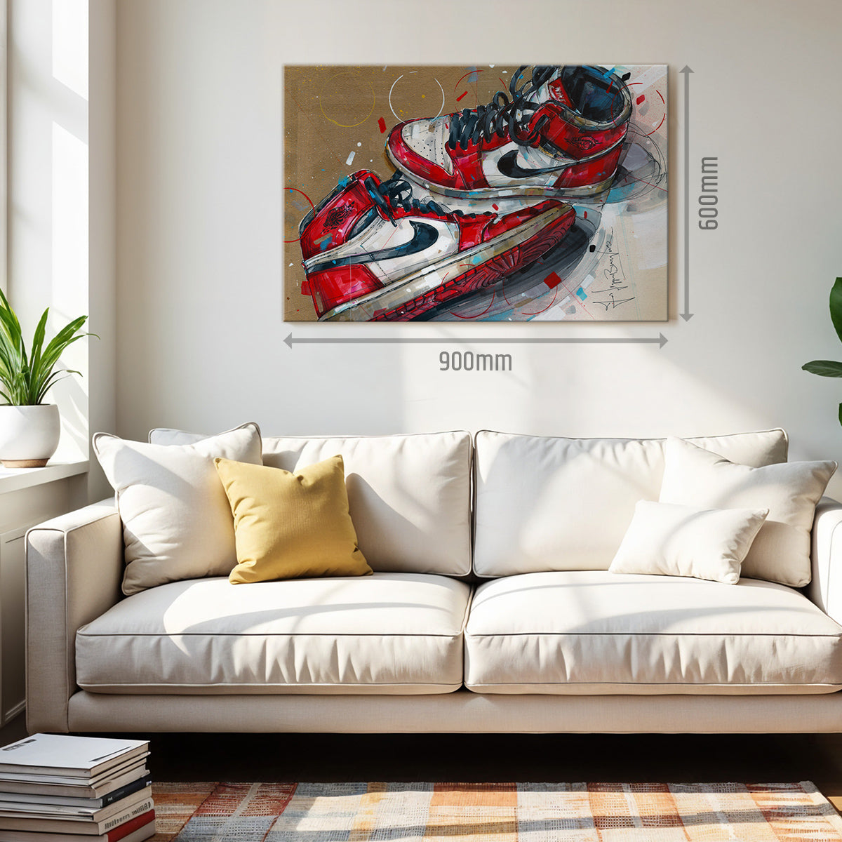 Nike Air Jordan 1 1985 Chicago canvas