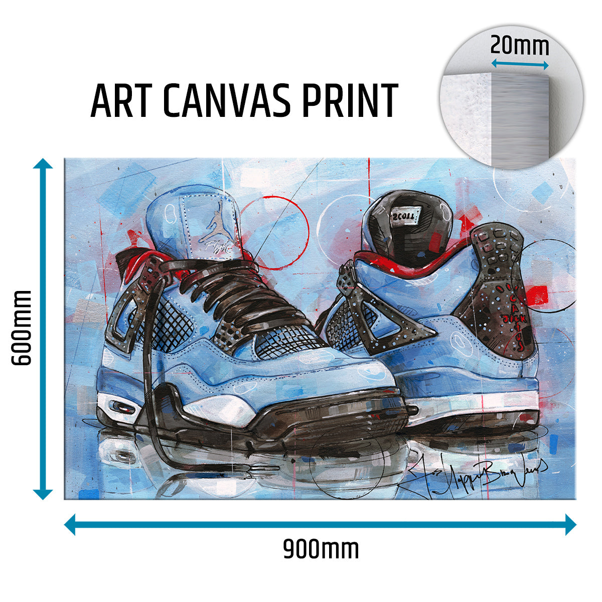 Nike Air Jordan 4 Cactus Jack canvas