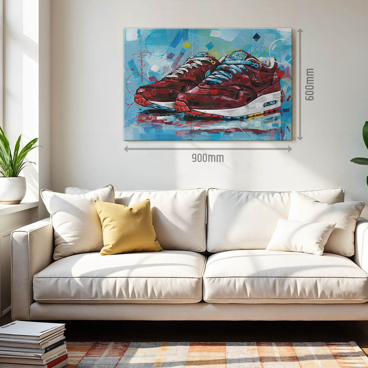 Nike Air Max 1 Parra cherrywood canvas