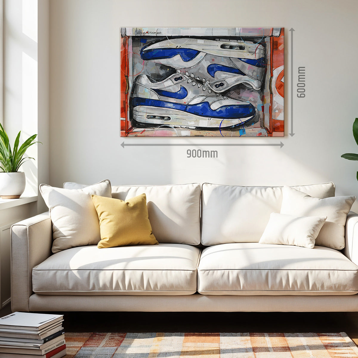 Nike Air Max 1 shoebox OG blue canvas