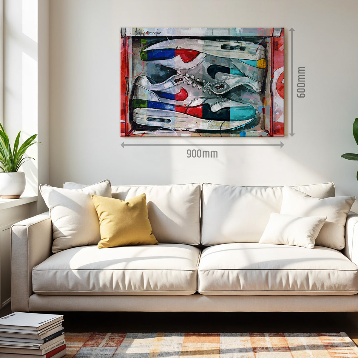 Nike Air Max 1 shoebox colourway canvas