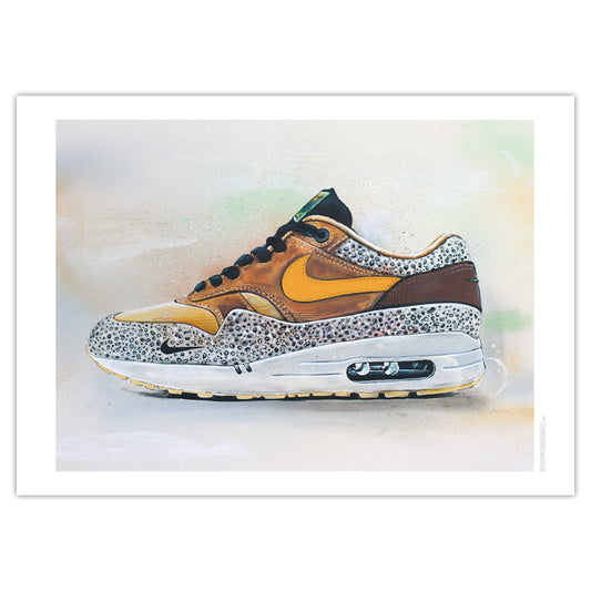 Nike Air Max 1 atmos safari orange Druck