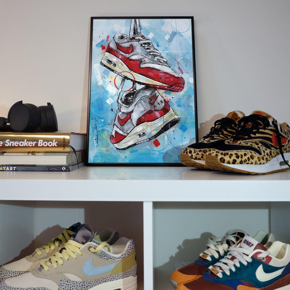 Nike Air Max 1 OG red estampada