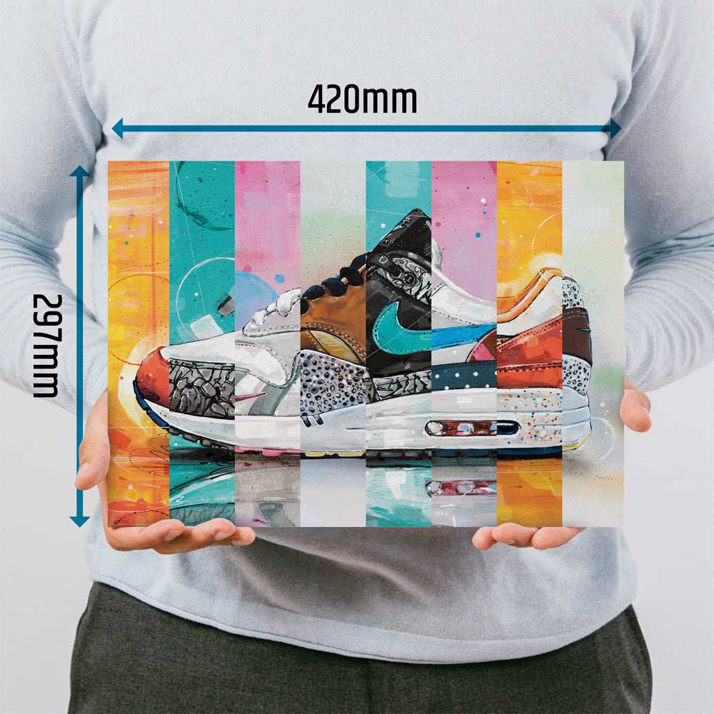 Nike Air Max 1 Parra Atmos colourway art print