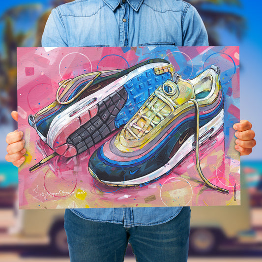 Nike Air Max 1 Sean Wotherspoon full colour imprimé 70x50 cm