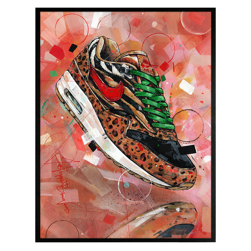 Nike Air Max 1 Animal pack 2.0 peinture 30x40 cm