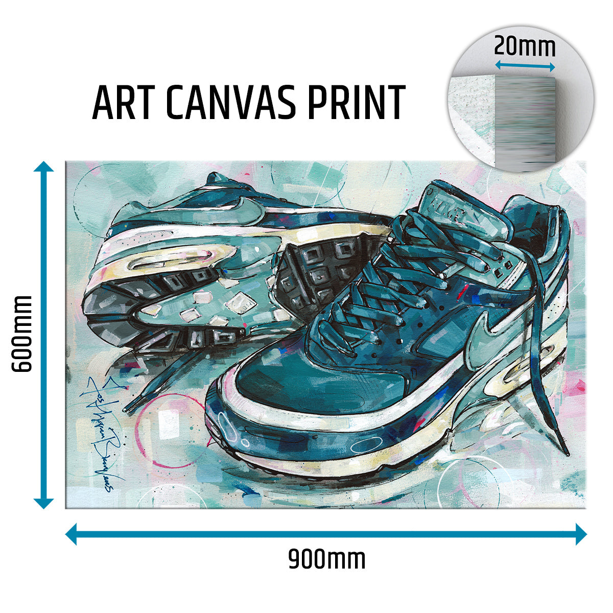 Nike Air Max classic BW marina grey jade Leinwand