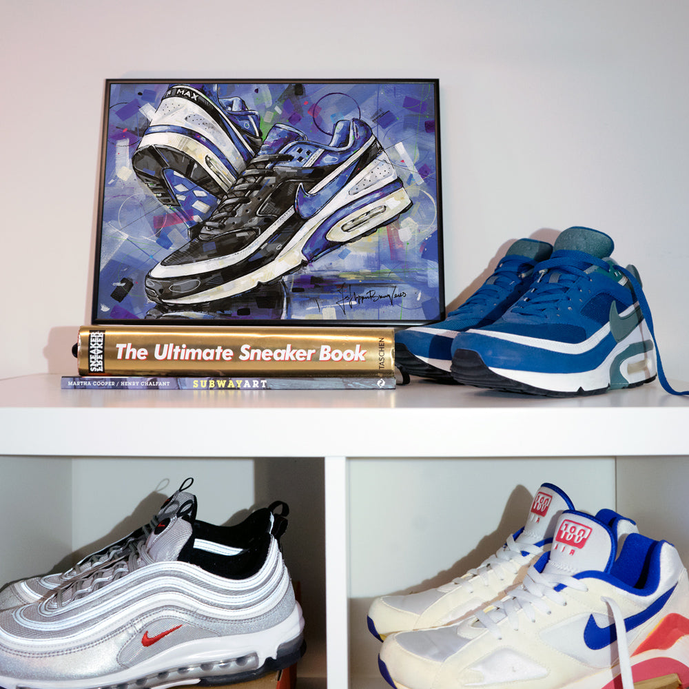 Nike Air Max classic BW black persian violet Druck