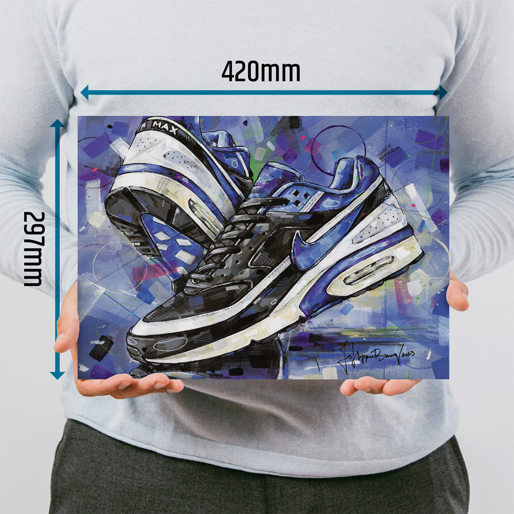 Nike Air Max classic BW black persian violet Druck