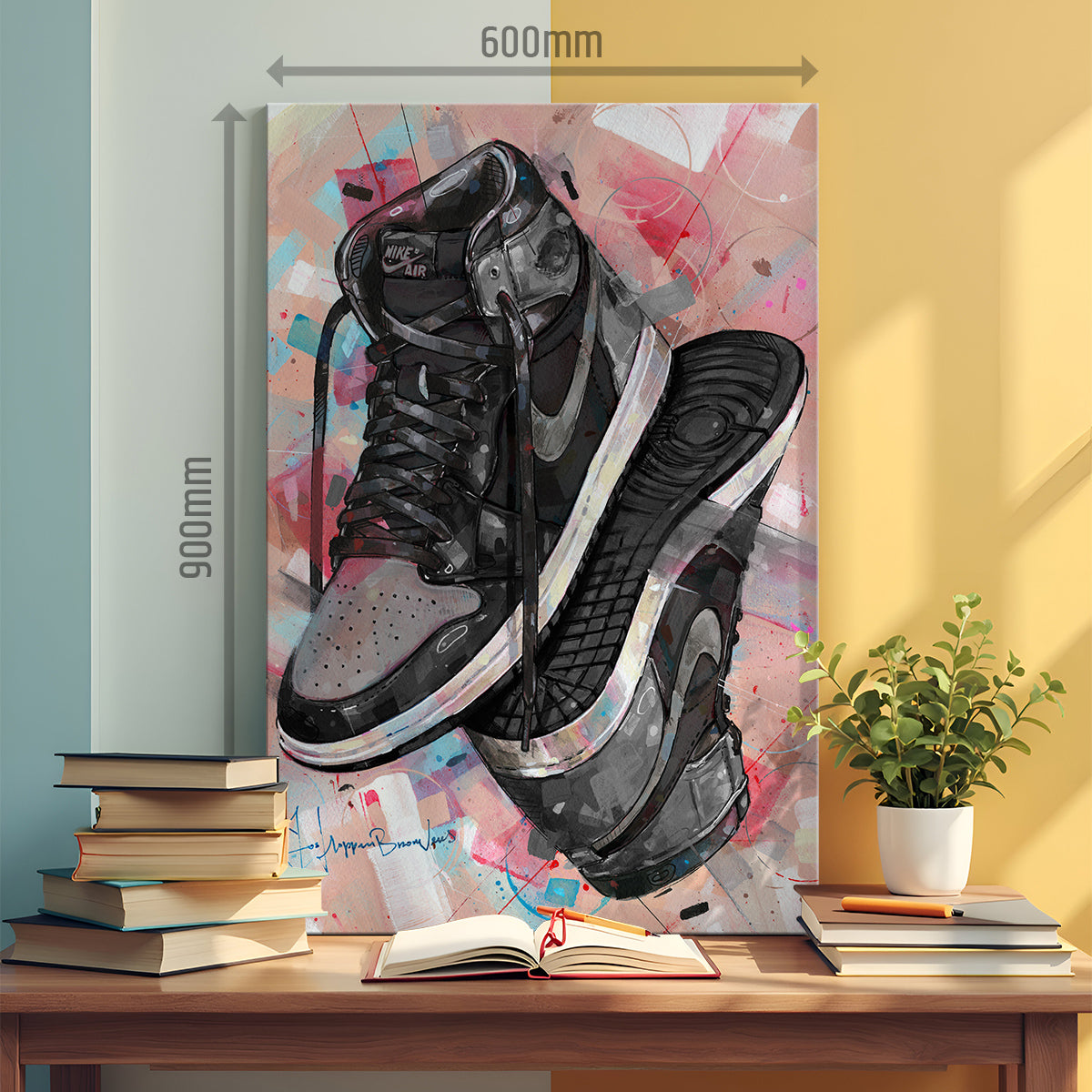 Nike Air Jordan 1 upside down shadow 1.0 canvas