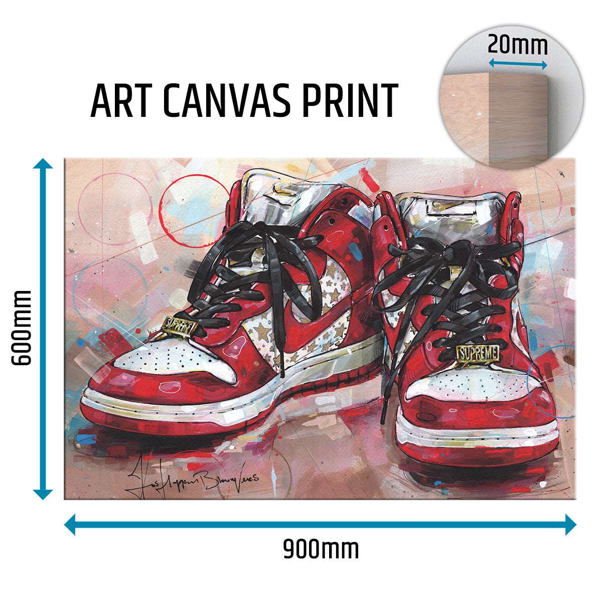 Nike Dunk high pro SB red stars canvas