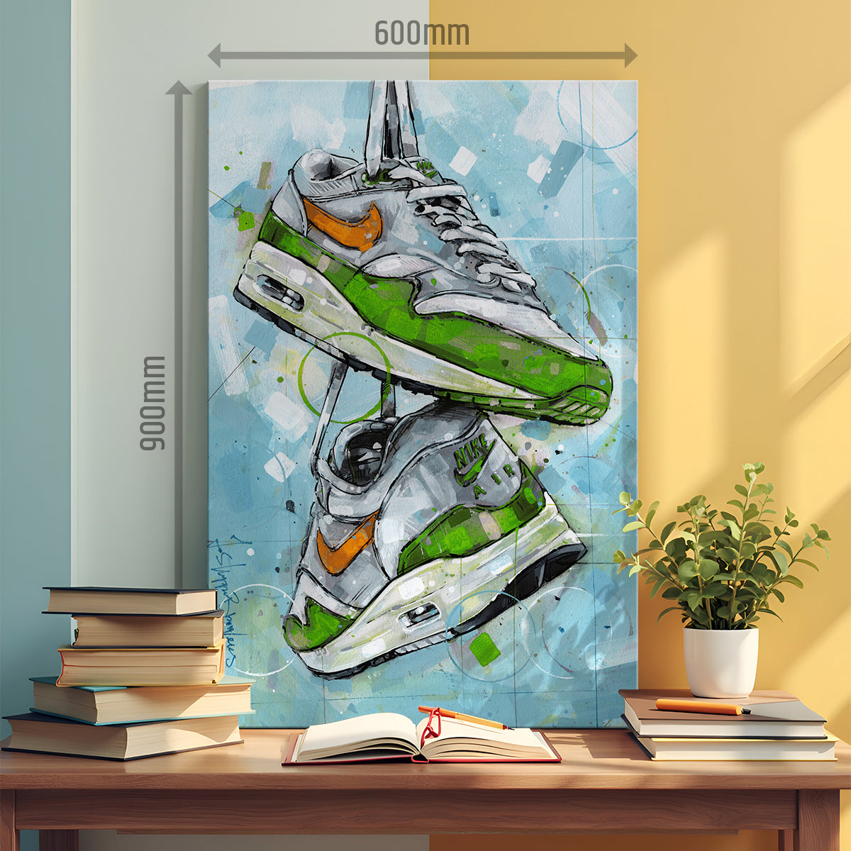 Nike Air Max 1 green canvas