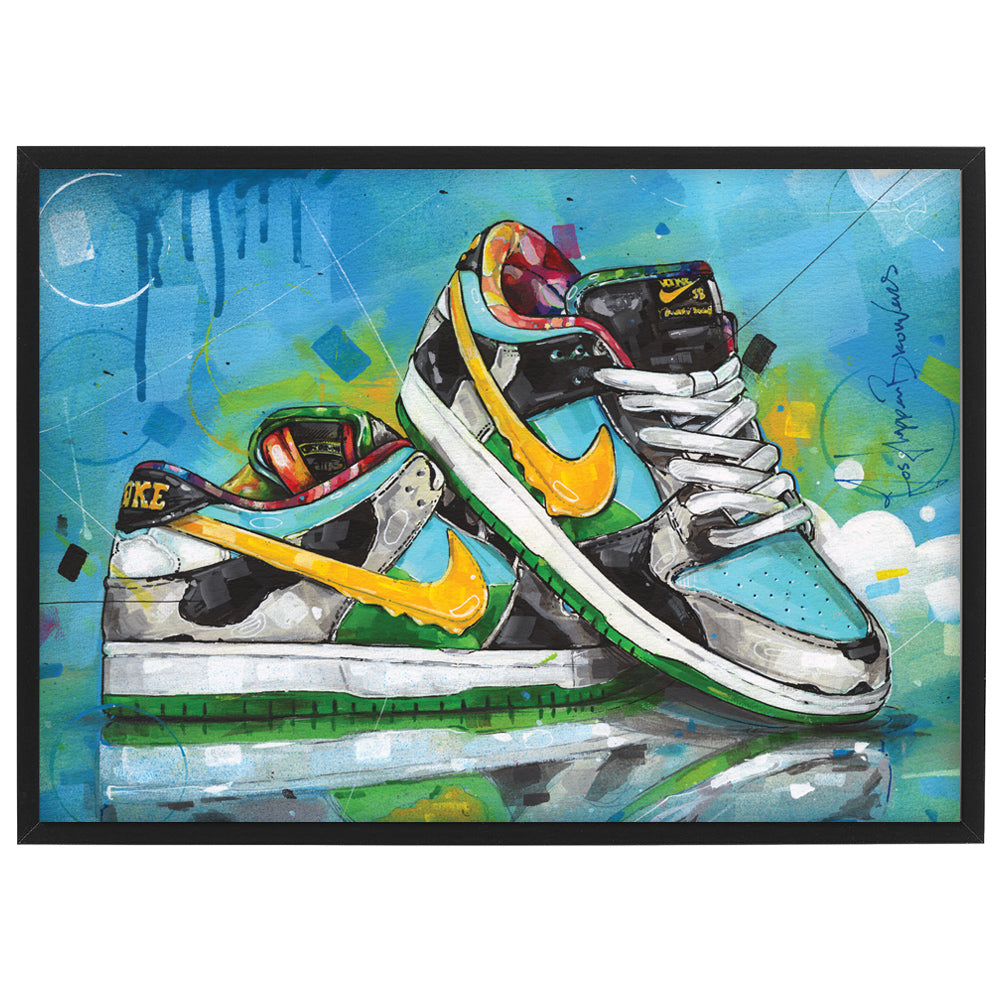 Nike Dunk low SB chunky dunky art print