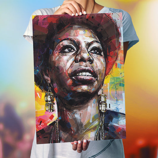 Nina Simone print 50x70 cm