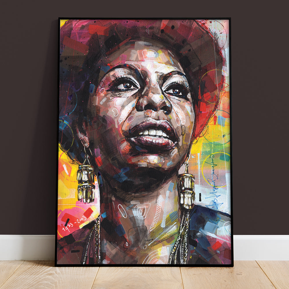 Nina Simone print 50x70 cm