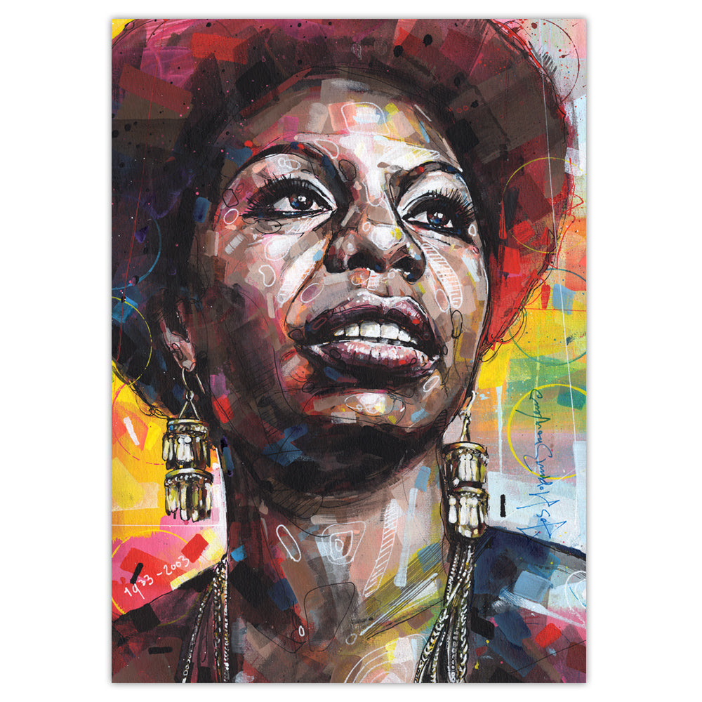 Nina Simone print 50x70 cm