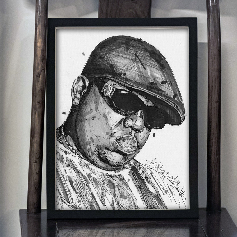 Biggie schilderij 29,7x42 cm