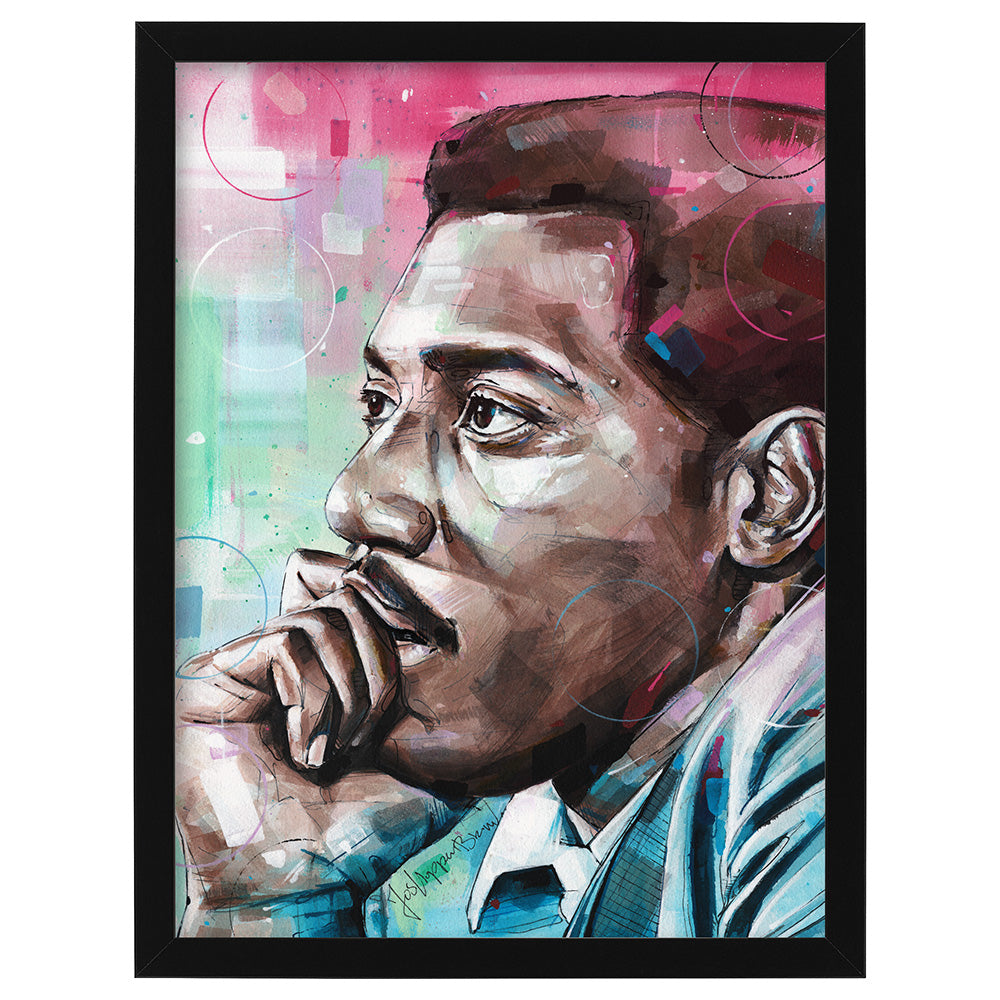 Otis Redding schilderij 28x35 cm (VERKOCHT)