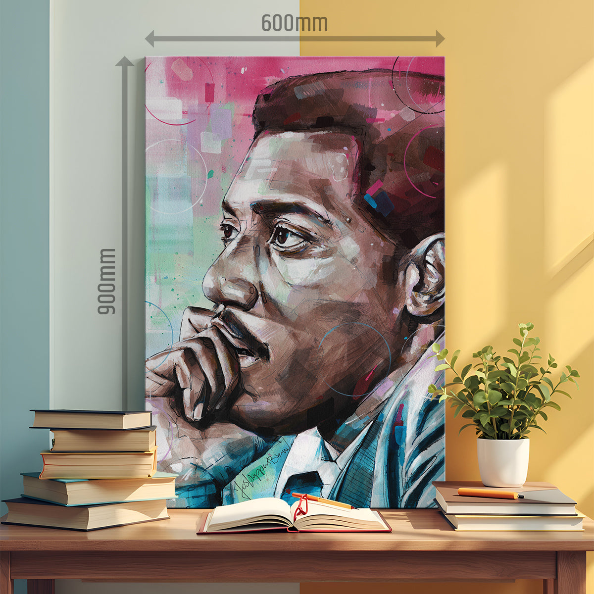 Otis Redding Leinwand