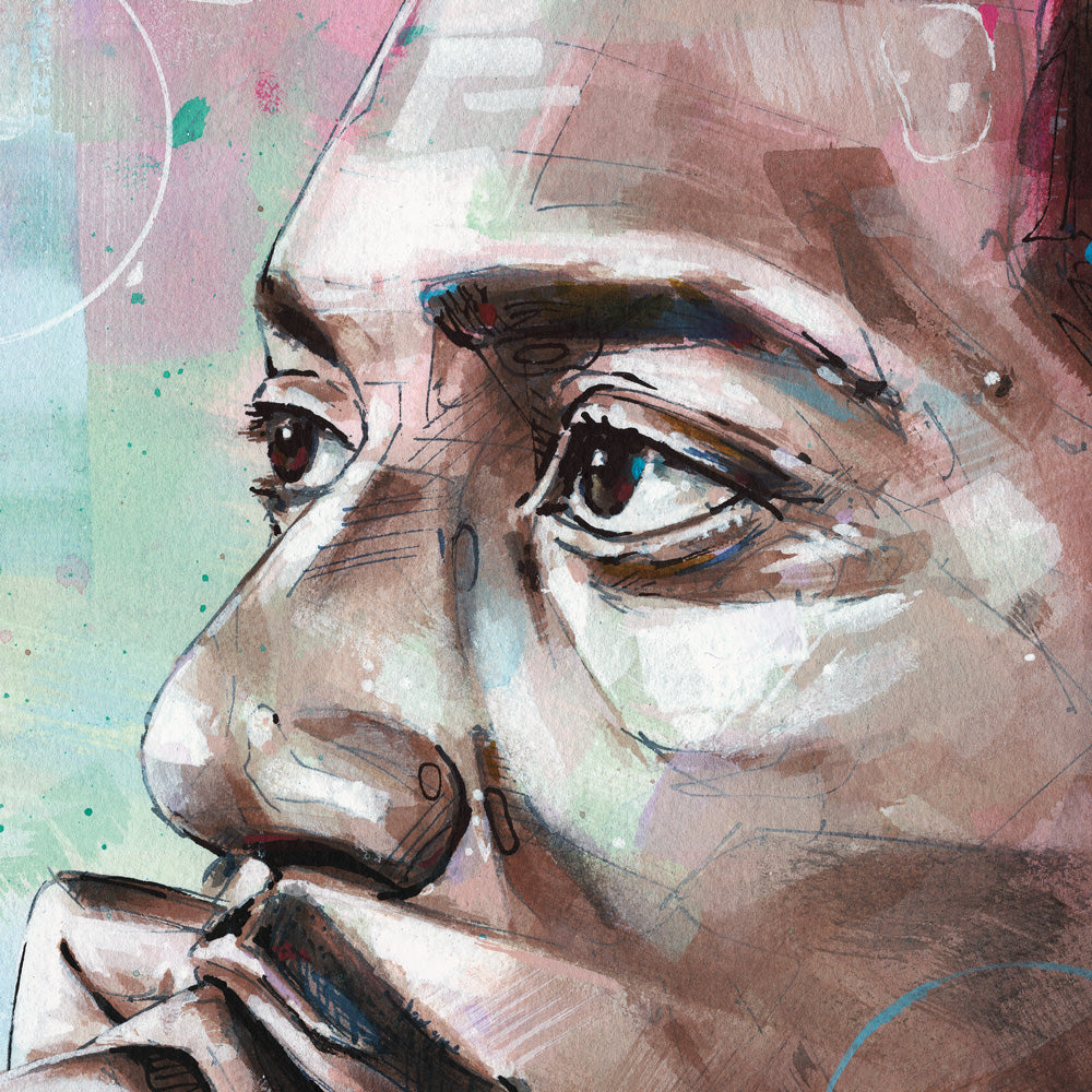 Otis Redding peinture 28x35 cm (VENDU)