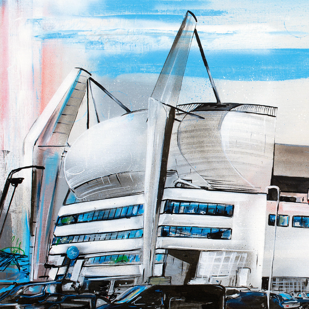 Stade de football d'Eindhoven imprimé 70x50 cm