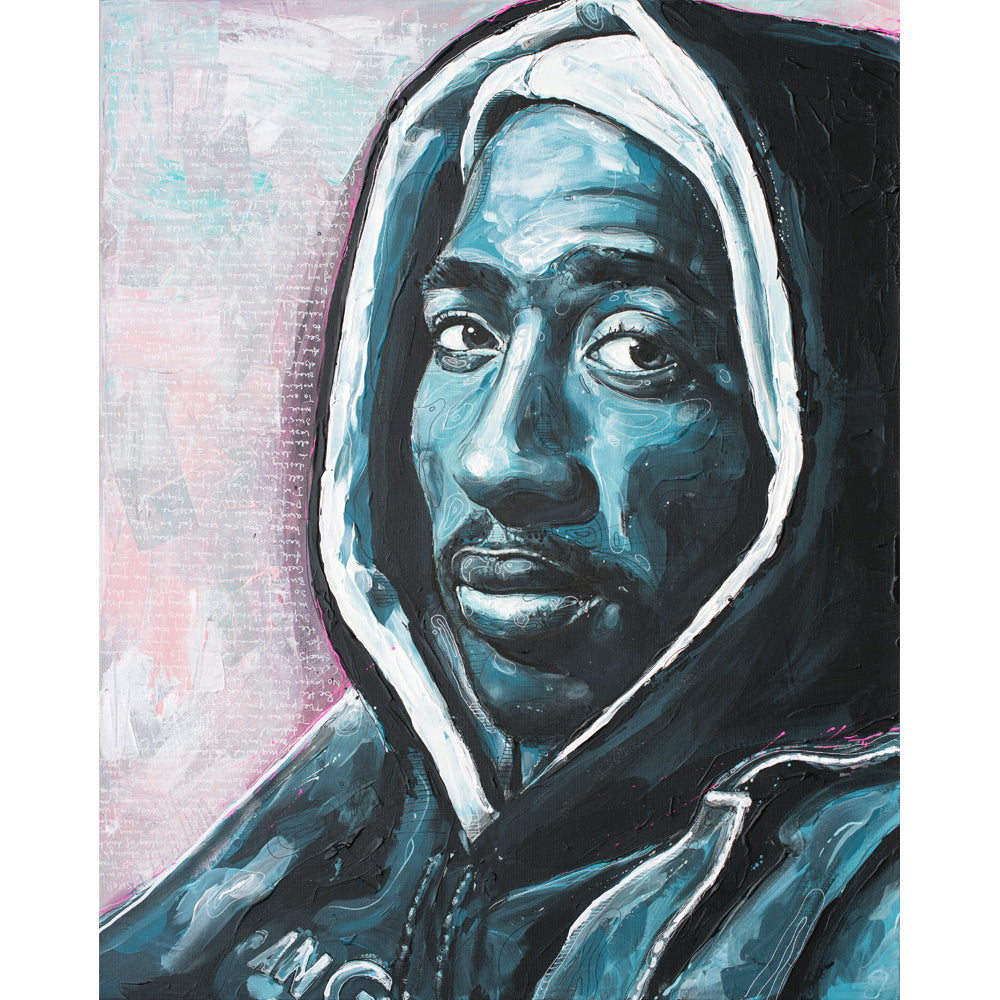 2Pac painting 80x100 cm