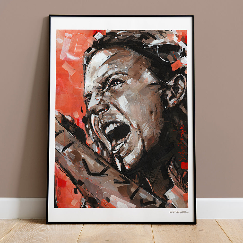 Eddie Vedder 01 imprimé 50x70 cm