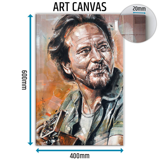 Eddie Vedder 02 Leinwand 40x60 cm