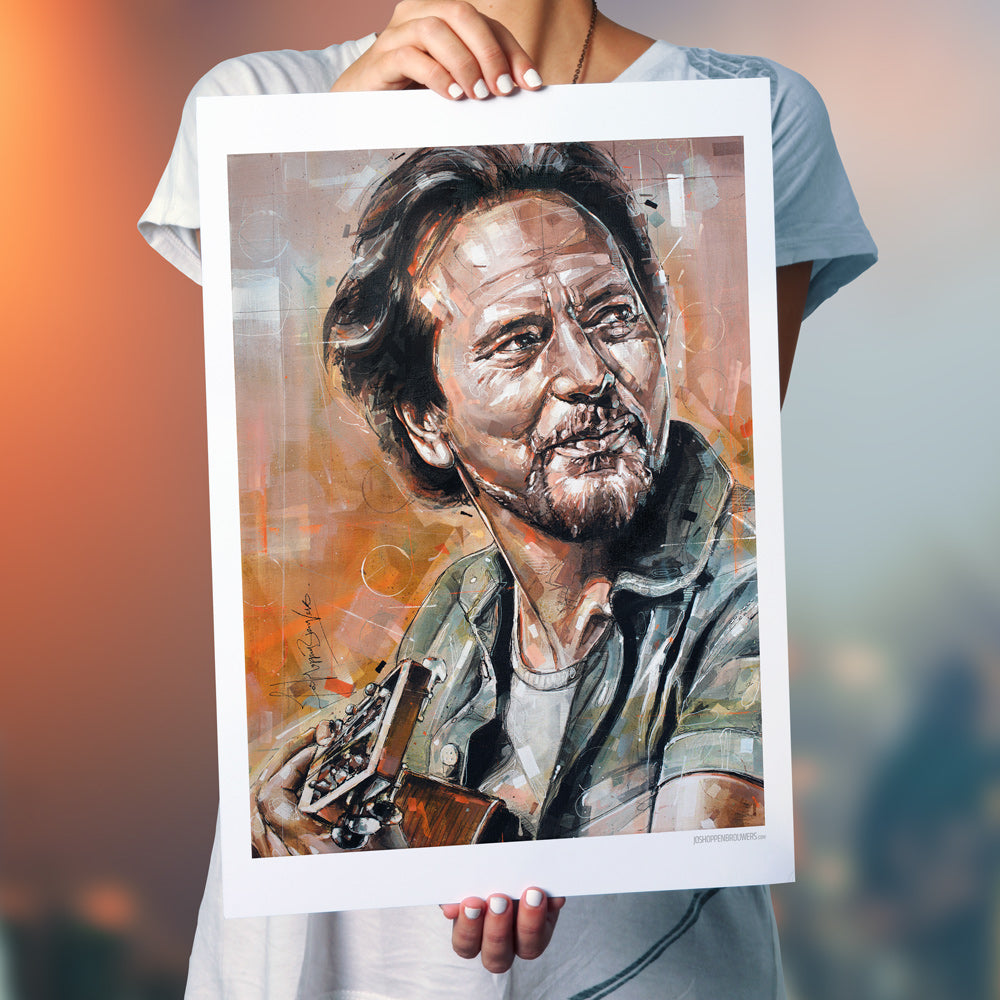 Eddie Vedder 02 estampado 50x70 cm