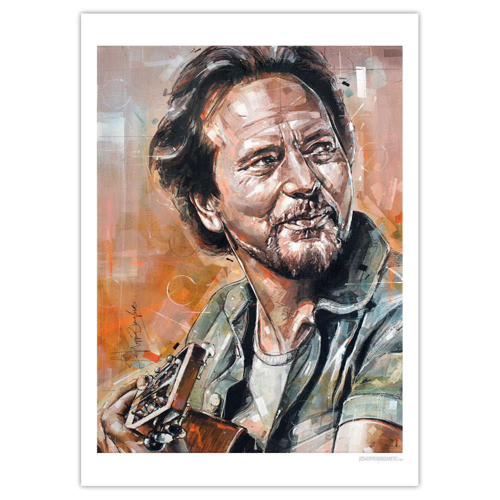 Eddie Vedder 02 imprimé 50x70 cm