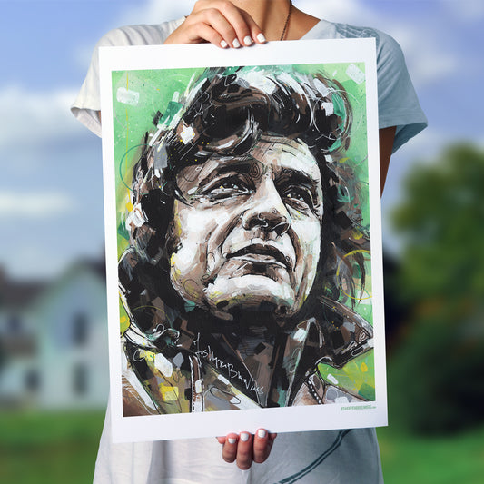 Johnny Cash 04 print 50x70 cm