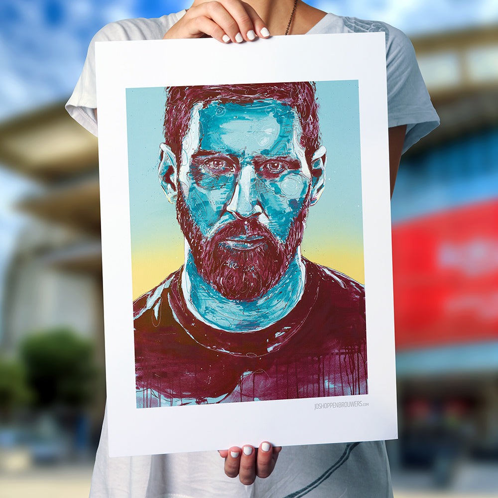 Lionel Messi Druck 50x70 cm