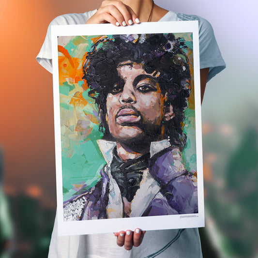 Prince imprimé 50x70 cm